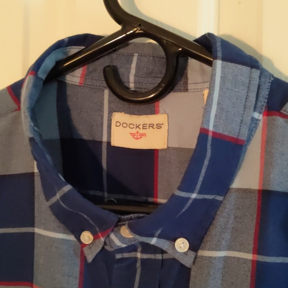Dockers Long Sleeve Collar Shirt . Size XL - Picture 6 of 12
